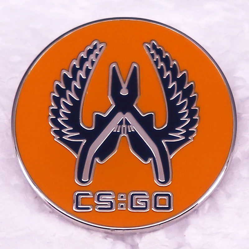 Counter Strike Global Offensive Game Enamel Pin CSGO Brooch Jewelry