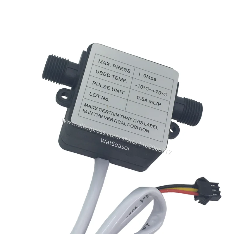New G1/4" Oval Gear FlowMeter High Precision 0.3~5L/min Oil Flow Sensor Use for Cooking Machine Liquid Sensor Measure Meter