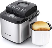 19-in-1 Compact Bread Maker Machine, 1.5 lb / 1 lb Loaf Small with Carrying Handle, Including Gluten Free 1
