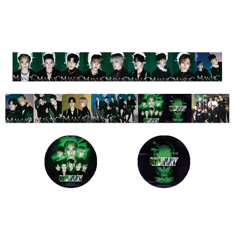 

KPOP Stray Kids Album ODDINARY Washi Tape Scrapbooking Decorative Adhesive Tapes Student Stationery Supplie Fans Collection Gift