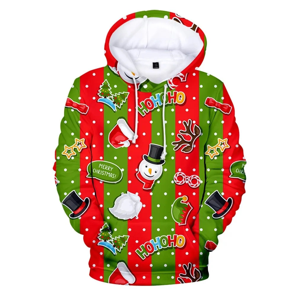 

3d Hoodie, Happy Christmas, Male, Female Pullovers, Autumn, Hip Hop, Sweatshirt, Men's Fashion, Female, Casual, Hooded Sweatshir