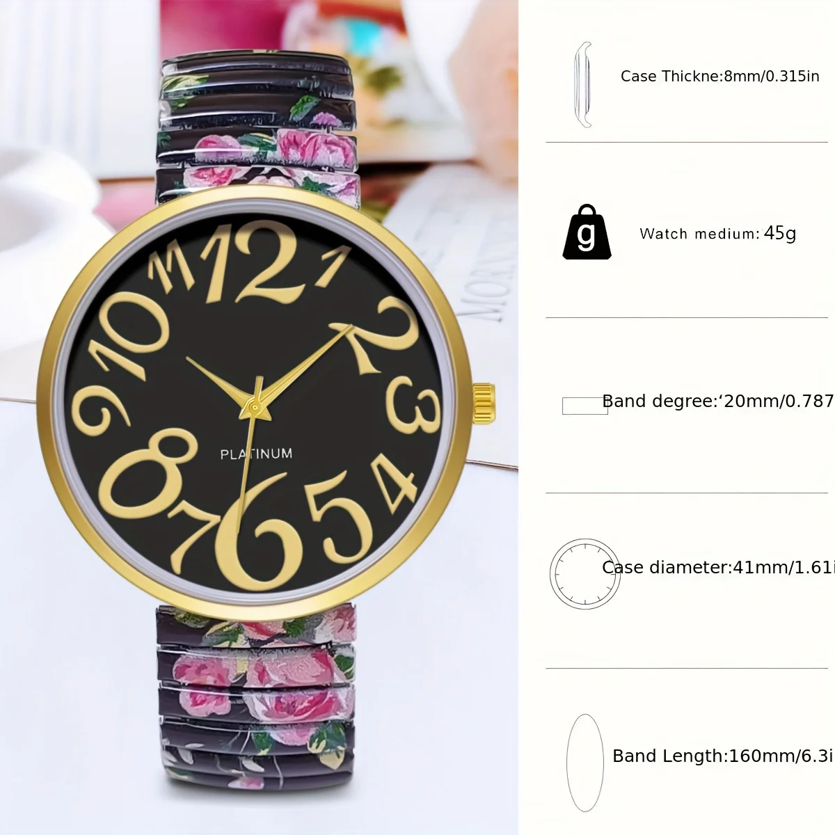 Luxury Brand Women's Watch Quartz Watches Clock Ladies Wristwatch Women Watch Gift Reloj Mujer relojes de mujer 6