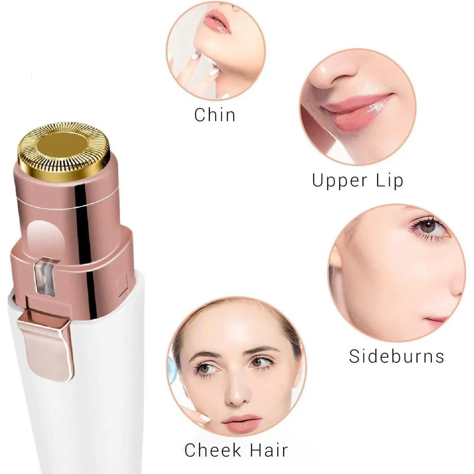 Depilador facial sem fio Pluxy Epil Pro 3.0 para mulheres - Depilação 2 ...