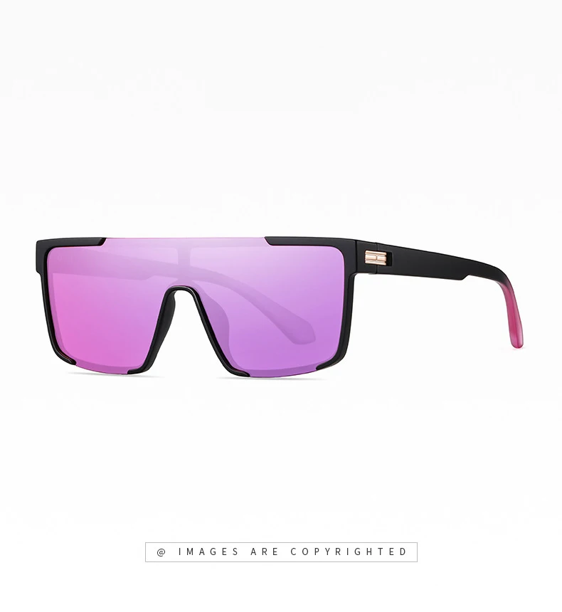 Flat Top Square Sunglasses For Men And Women Uv400 Protection_voghion.com