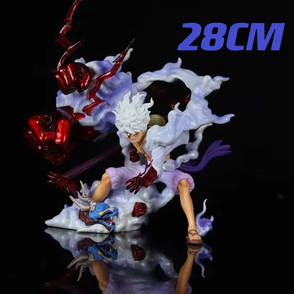 

Anime One Piece Monkey D Luffy Gear 5 Gk Action Figure Model Adult Collectible Desktop Room Ornaments Doll Kid Toy Birthday Gift