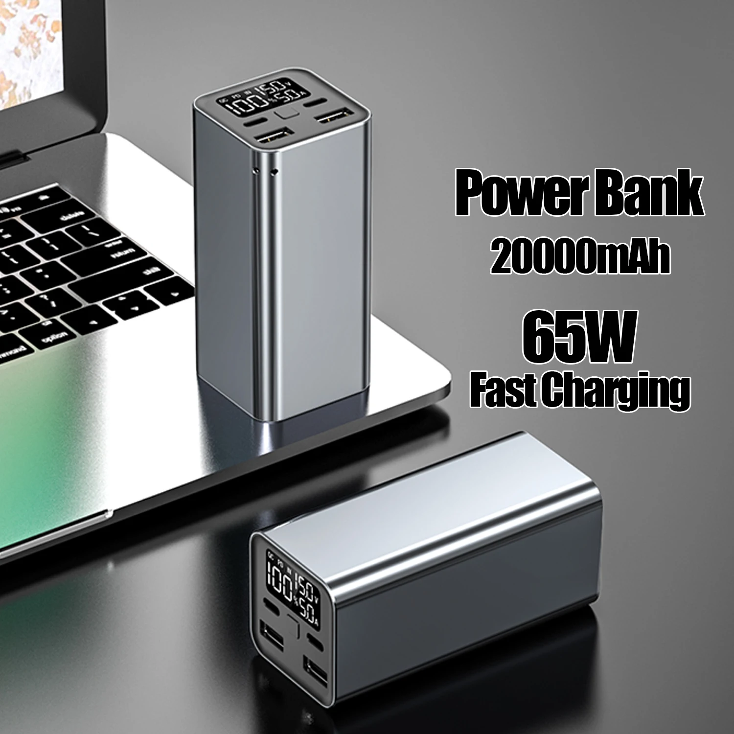 Power Bank 50000mah 18w Pd Fast Charging Poverbank Portable External Battery  Charger Powerbank For Iphone Xiaomi Huawei Samsung - Power Bank - AliExpress