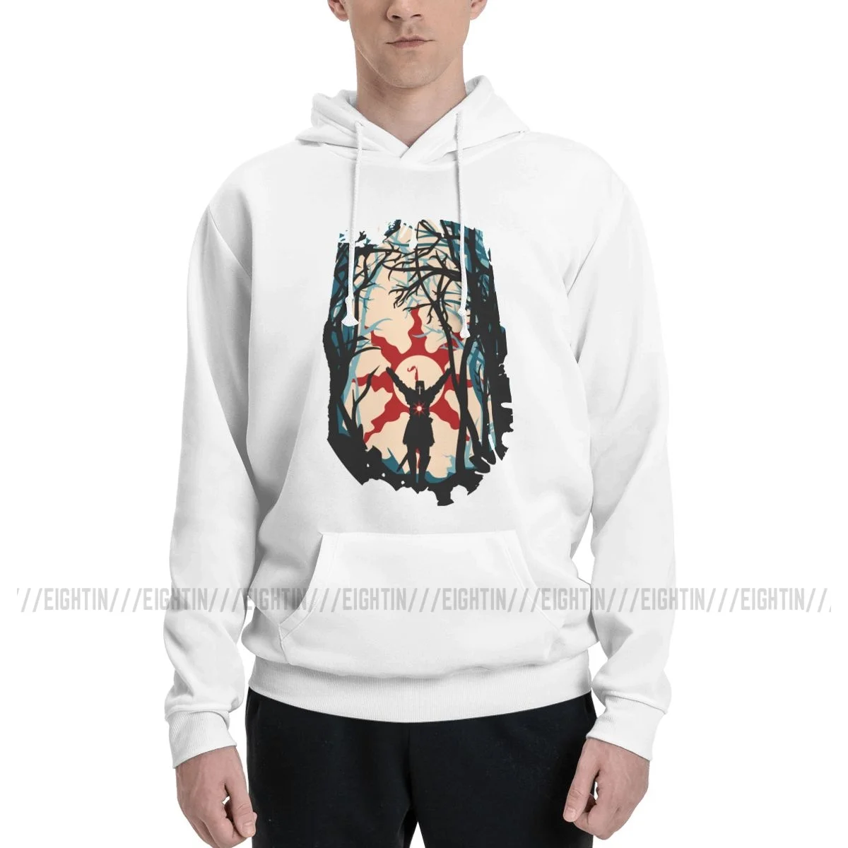 Forest Sun Dark Souls Fashion Felpa Men'Spraise The Sun Bloodborne Game Felpa Con Cappuccio A Maniche Lunghe Pullover Autunnale