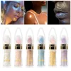 Gold Glow Shimmer Body Oil Liquid Illuminator Face High lighter Cream Glitter Skin Foundation Primer Party Creamy Makeup 3