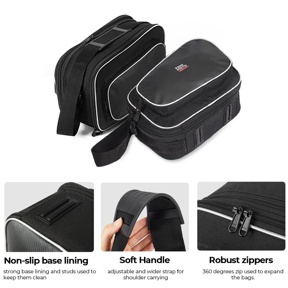Pannier Bags For BMW F900XR/R R1200R R1200RS R1250R R1250RS R 1250 RS 1200rs Torba Wewnetrzna Na Sakwy Turystyczne Rozszerzalne Torby Bagazowe - View #6