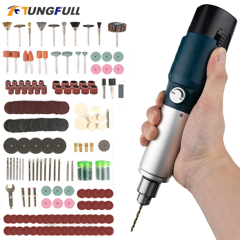 Trapano A Batteria 12V Incisore A Batteria Al Litio Mini Trapano Elettrico Ricaricabile Dremel Utensile Rotante Rettifica A Taglio A Velocità Variabil