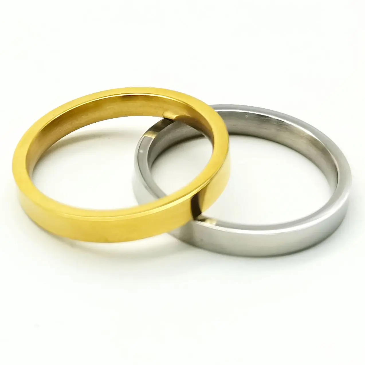 

ECGIFT RI001 Customized Rings for Woman Stainless Steel Couple Ring Personalized Jewelry Girlfriend Gifts