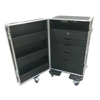 5 Drawer Backline Tool Flightcase With Storage Compartment 2