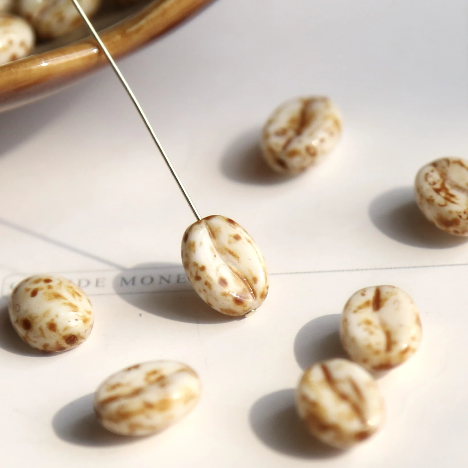 10개 11x8mm 체코 비드 유리 DIY 비드 팔찌 액세서리