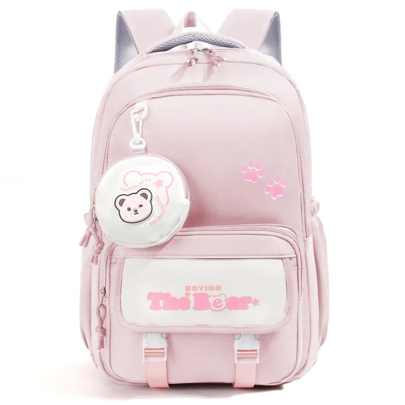 NEW Children Orthopedics School Bags Kids Backpack Primary Schoolbag For Teenager Girls Waterproof Backpacks Book Bag mochila 1