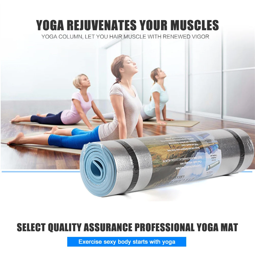 6mm Thick EVA Yoga Mat Moisture-proof Outdoor Camping Picnic Mat 71x20 inch Multifunctional Exercise Gym Fitness Workout yoga mat