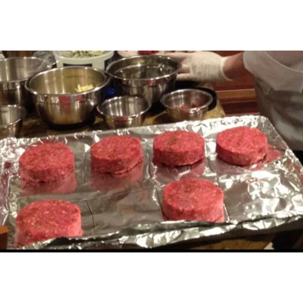 Non Stick 3-In-1 Stuffed Burger Press Hamburger Sliders BBQ Burgers Meat Mold YO-21
