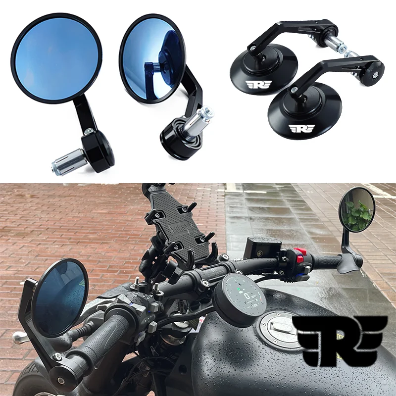 Protectores De Manos Para Manillar De Moto Guzzi V85 TT (2019) - A Prueba De Viento, Color Negro