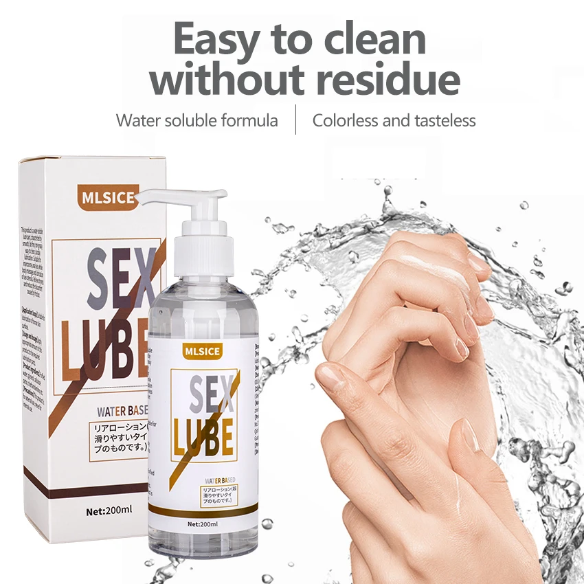 Sex Lubricant Cold Anal Lube Vaginal Lubricants Heat Water Base Semen Gel Gay Intimate Lubrication For Women Men Adult Toys Oil