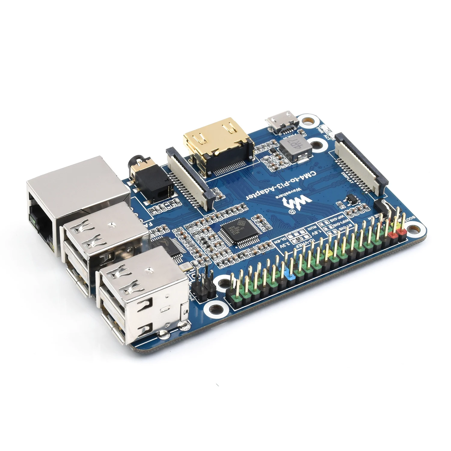 

Плата расширения CM4 Несущая плата ввода-вывода Адаптер-преобразователь for RPI Raspberry Pi Compute Module 4 to Pi3 3B Plus Alternative Solution