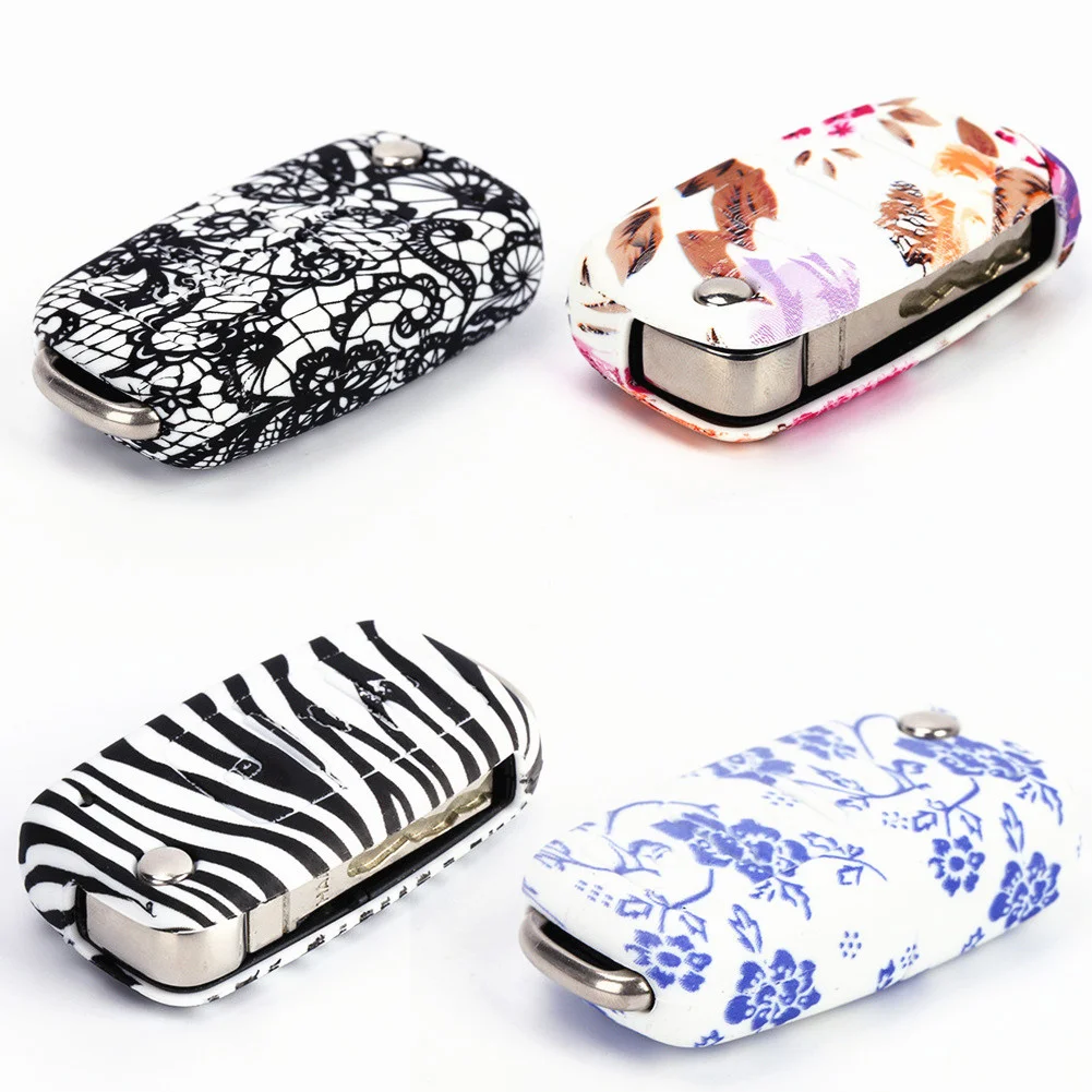 Silicone Car Key Case Holder Flip Remote Protector Cover Shell Fob for VW Polo Golf Jetta Tiguan Passat Bora Skoda Fabia Octavia