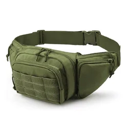 Men's Tactical Nylon Fanny Pack - Versatile Waist and Chest Bag for Outdoor Sports & Camping (ArmyGreen)