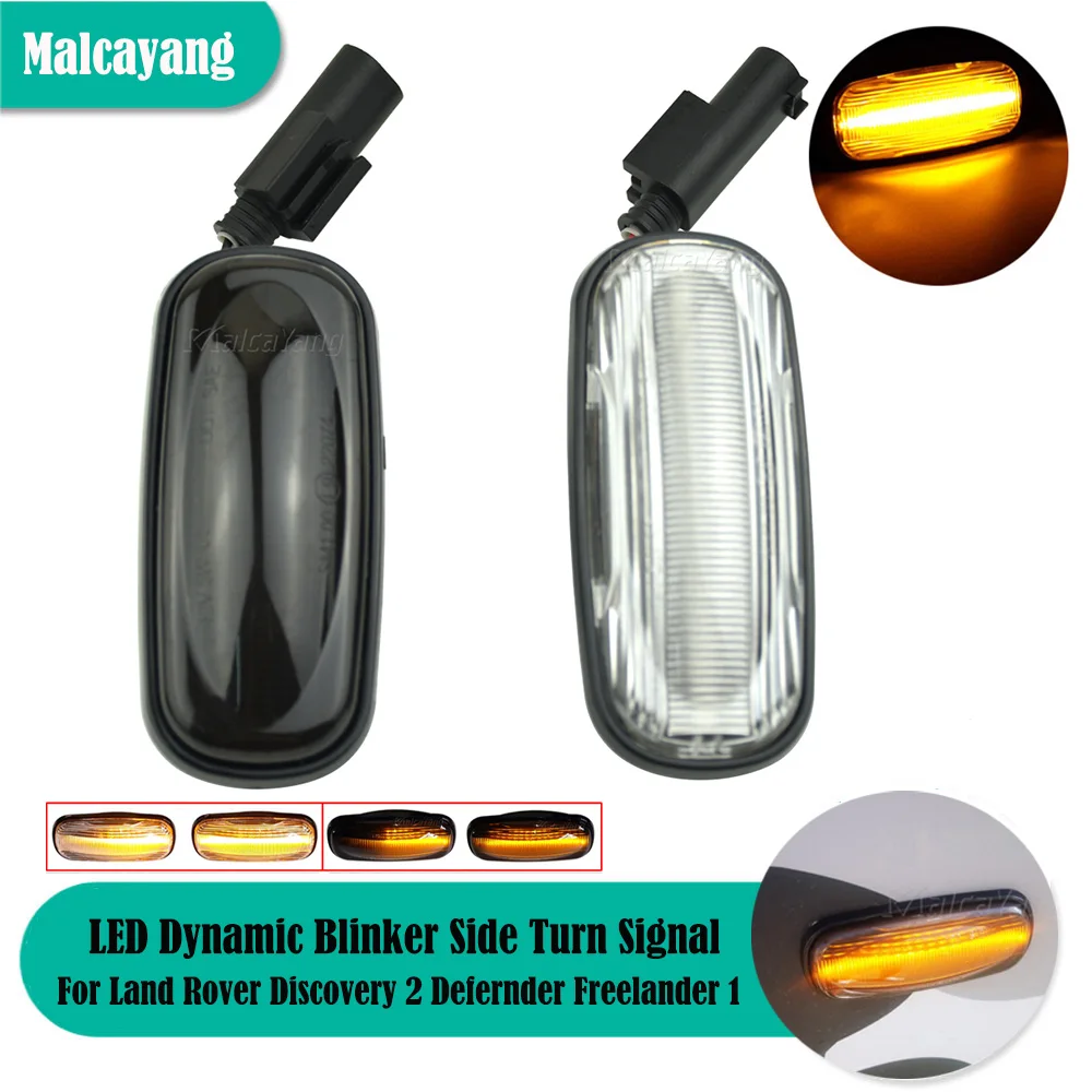 

Car Accessories For Land Rover Discovery 2 1999-2004 Defernder Freelander 1 2002-2005 LED Dynamic Blinker Turn Signal Marker