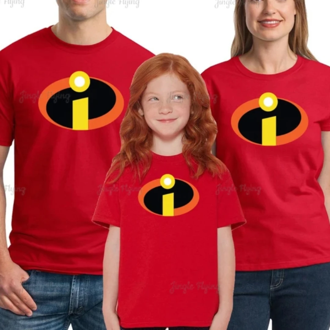 The Incredibles T-Shirts Men's Women's Youth Toddler Halloween Cosplay Shirts Soft Breathable All-Day Comfort