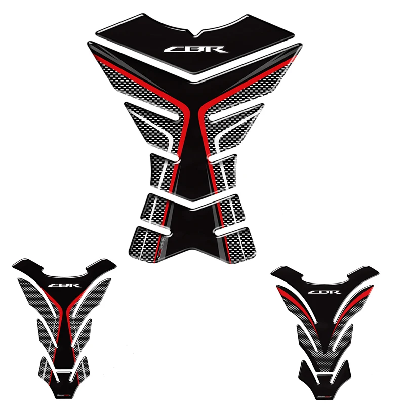 

For HONDA CBR 250RR 600RR 900RR 1000RR 650F 500R Motorcycle Accessories Carbon Fiber Fuel Tank Pad Protection Sticker Decal
