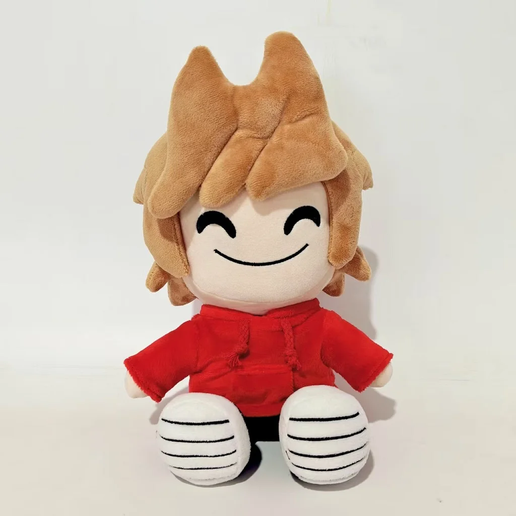 Neu auf Lager: 9 Zoll Anime Eddsworld Tord Plüschtier, Sammlerstück, Geschenk für Kinder, Weihnachts-Cartoon-Plüschfigur