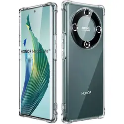 Shockproof Transparent Silicone Phone Case - Airbag Design, Soft TPU Cover for Honor Magic 3 Pro
