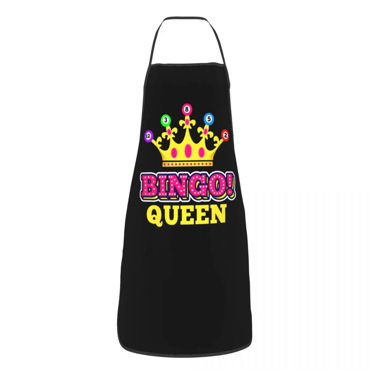 

Unisex Bingo Queen Kitchen Chef Cooking Baking Apron Men Women Tablier Cuisine for Gardening