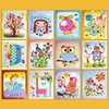 Children DIY Stickers Toys Button/Pompom/Diamond Early Education Kids Puzzle Handmade Creative Painting 3-6 Years Old Gifts TMZ 6
