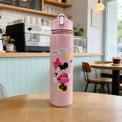 Whimsical Cartoon Pattern Water Bottle - Durable, Reusable, Scratch - Resistant, and Leak - Proof Design - 750ML (Pink)