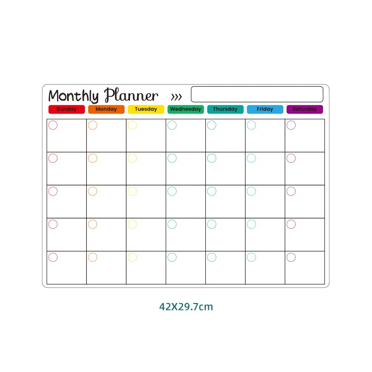 Monthly planner 1pcs