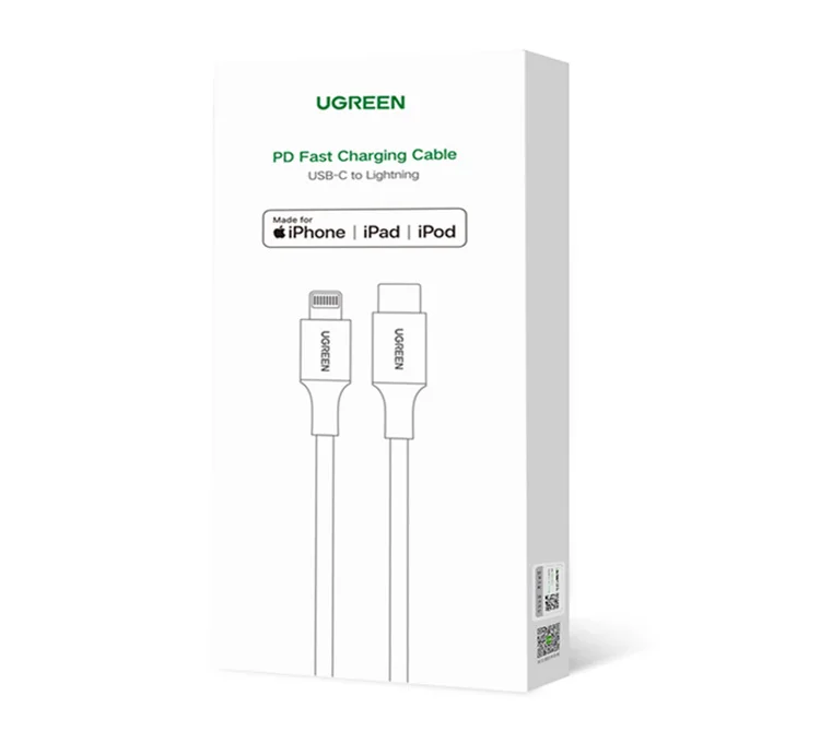 UGREEN 20W PD MFi USB C to Lightning Cable iPhone 14 13 Pro Max Type C Fast Charging Data Cable for iPad Phone Charge Cable