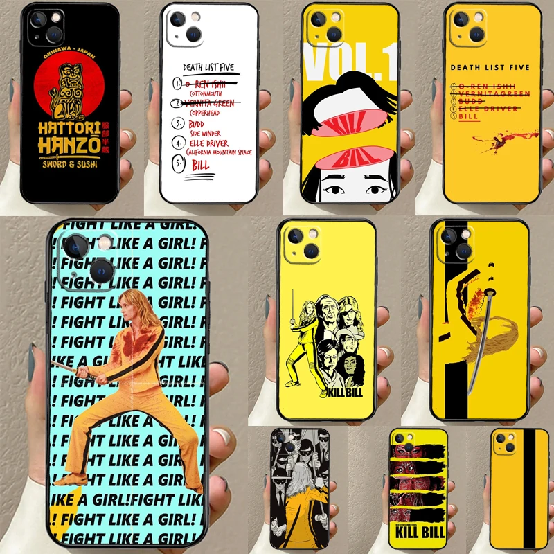 Custodia Kill Bill Per Iphone 15 14 13 Pro Max 12 Pro Max Mini 11 Pro Max Xs X Xr 8 7 Plus Se 2020 Cover Shell