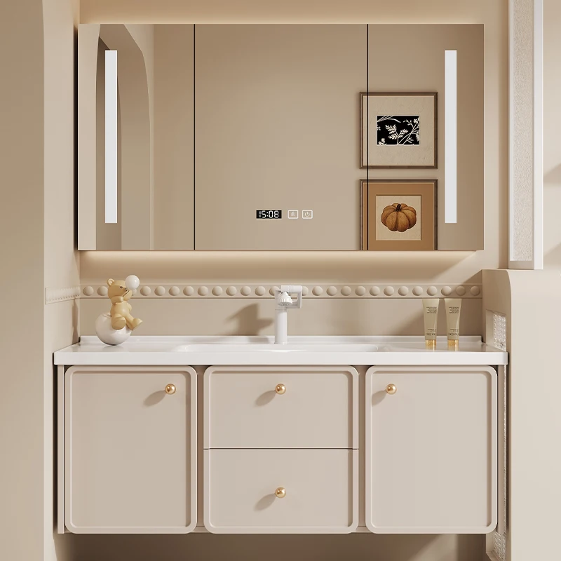 French Washbasin Bathroom Vanities Modern Vintage Vanity Light Bathroom Vanities Mirror Storage Mobiletto Bagno Home Furniture