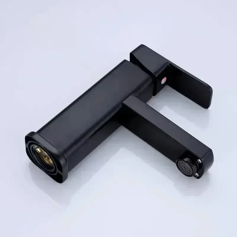 Bathroom Faucet Black/Chrome Hot and Cold Mixer Vanity Kitchen Deck Mounted Sink Accessories