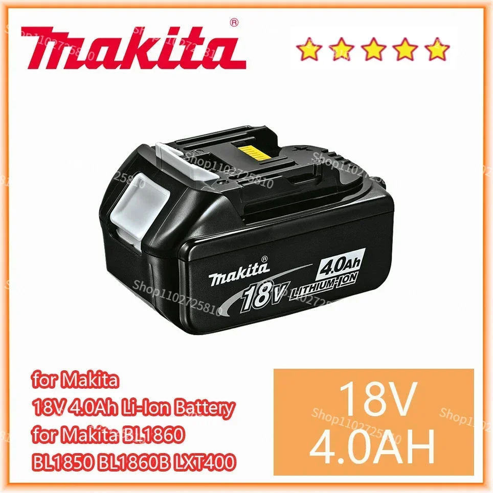 

Makita Original 18V 4.0AH 6.0AH Rechargeable Power Tool Battery LED Lithium Ion Replacement LXT BL1860B BL1860 BL1850