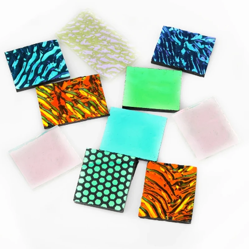 DIY 유리 주얼리용 다이크로익 유리 액세서리, COE90 마이크로파 가마, 무료 배송 세일, 5 봉지/세트 (28 g/봉지)