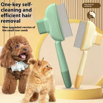 Pet Hair Brush Dog Cat Grooming Comb - Efficient Hair Remover for Dogs And Cats Puppy Kitten Grooming Tools Pet Accessories