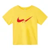 Summer Luxury Design Teen T-shirt Children's Brand Print Casual Short Sleeve Cotton T-shirt Boys Girls Baby Tee Top Kid Clothes 5