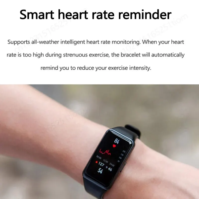 Original Huawei Band 6 Smart Band Blood Oxygen 1.47'' Screen Heart Rate Tracker Sleep Monitoring Smart Sports Bracelet 5