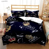 Fashion Casal All Season Luxury Duvet Cover Comforter Bedding Sets Soft Quilt Cover and Pillowcases Boy Single/Double/Queen/King 2