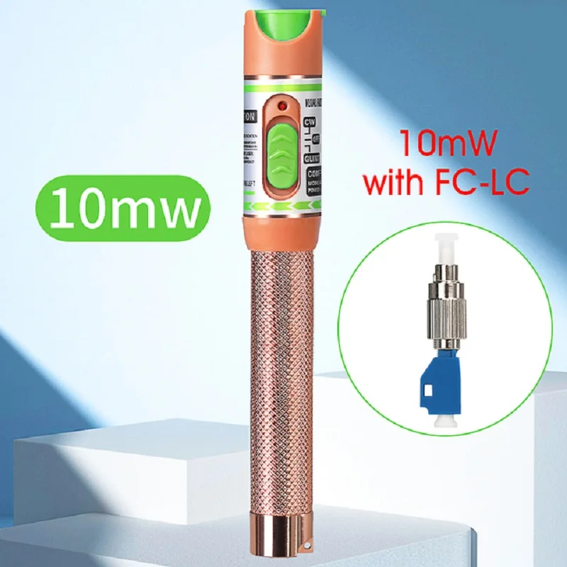 

COMPTYCO VLF 10MW Visual Fault Locator, Fiber Optic Cable Tester 100km Range VFL can choose LC adapter