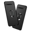 Case for TCL 10 Plus T782H 6.47 Inch Red Blue Black Classic Finger Ring 360 Degree Rotation Soft Silicone Cover for TCL 10 Plus 1