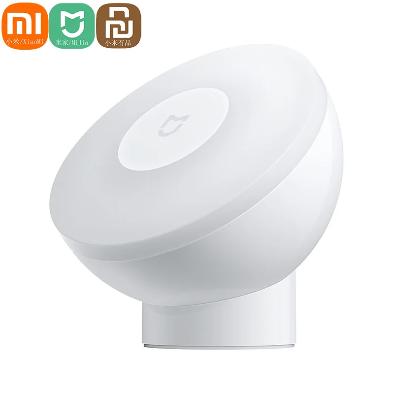 

Индукционный ночник Xiaomi Mijia 3 в 1, регулируемая яркость с приложением Mi, вращение на 360 °, для умного дома