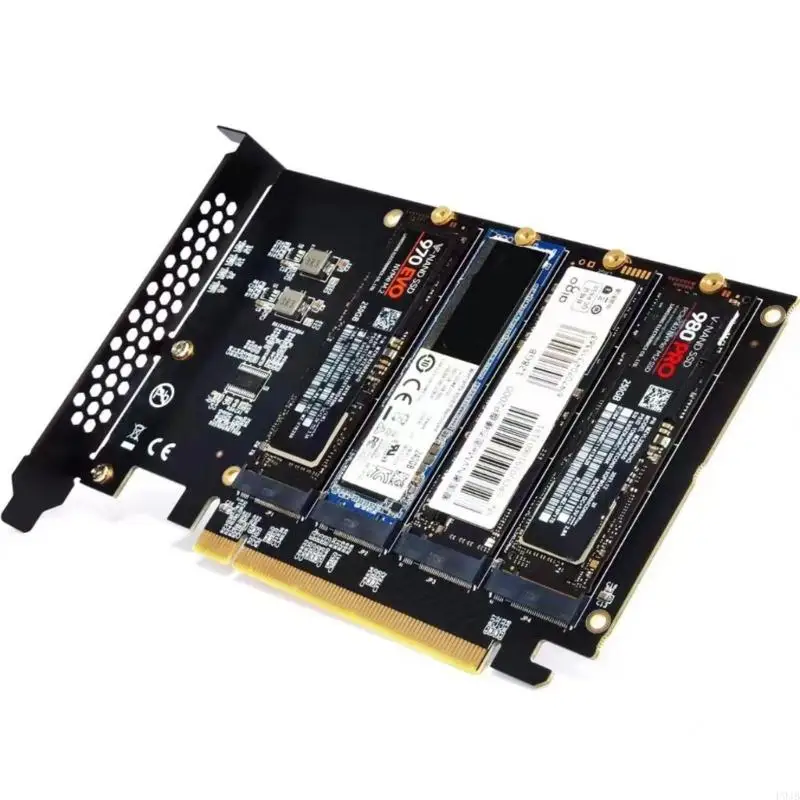P9JB M.2 X16 to 4X NVME PCIE4.0 X16 to 4xNVME for Card PCIE VROC Card for M.2X16 M2X16 4X NVME