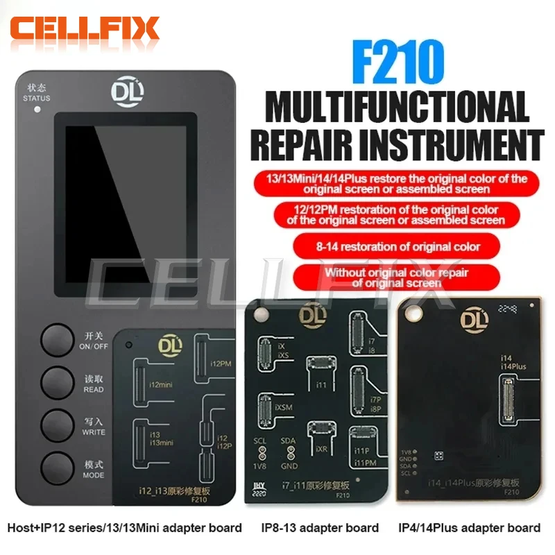 Многофункциональный программатор RELIFE для восстановления iPhone, оригинальный дисплей, ЖК-дисплей, восстановление цвета