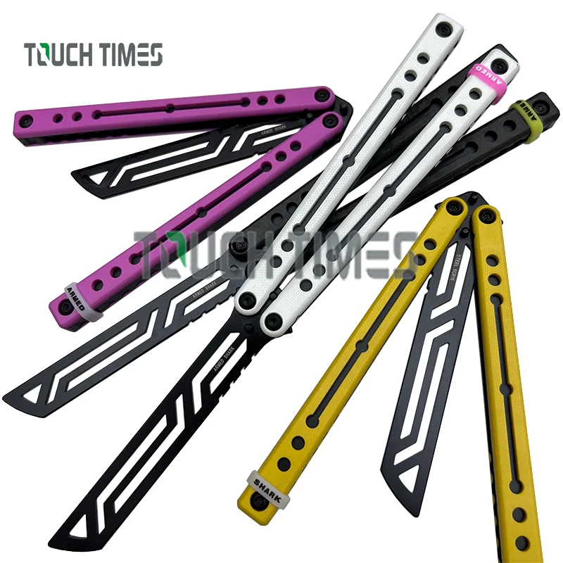 ARMED SHARK Nautilus V2 Clone Balisong Flipper Butterfly Trainer Knife